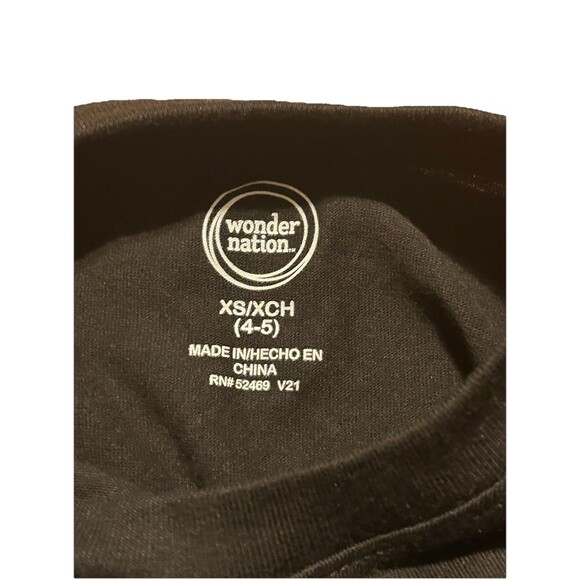 Wonder Nation Kids Long Sleeve Shirt XS 4/5 Explore Our Planets Solar System Tee - Picture 3 of 3